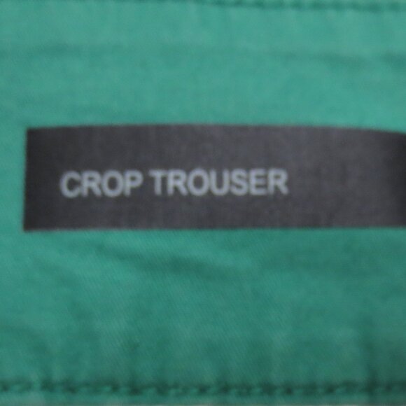KUT FROM THE KLOTH womens PANTS green CAREER cropped TROUSER holiday SIZE 16 - Picture 6 of 12